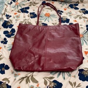 Latico red leather bag